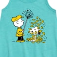 thumbnail image 2 of Peanuts - Charlie Brown Snoopy Fall Leaves - Toddler & Youth Girls A-line Dress, 2 of 5