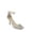Silver, variant on Jewel Badgley Mischka Genny Curvy Heel Sandal