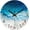 Blue6, variant on Analog Blue Beach Wall Clock for Living Room Coastal Shell Wall Clock Battery Powered 12 Inch Modern Round Wood Wall Clock No Tick