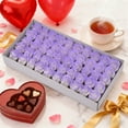 thumbnail image 4 of Ramo de flores de jabón de rosas artificiales | Flores de jabón decorativas | Caja de regalo con cabeza de rosa azul triturada | Decoración floral fragante para la limpieza del hogar, 4 of 6
