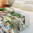 thumbnail image 4 of Blanket with Photos Text, Personalized Blankets with Pictures Aniversary Birthday Valentine's Day Gifts, Customized Photo Gifts for Women,Men,Families,Boyfriend,Girlfriend Blankets, 4 of 5