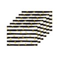 thumbnail image 4 of MKHERT Gold Glitter Nautical Anchors On Striped Design Placemats Table Mats for Dining Room Kitchen Table Decoration 12x18 inch,Set of 6, 4 of 4