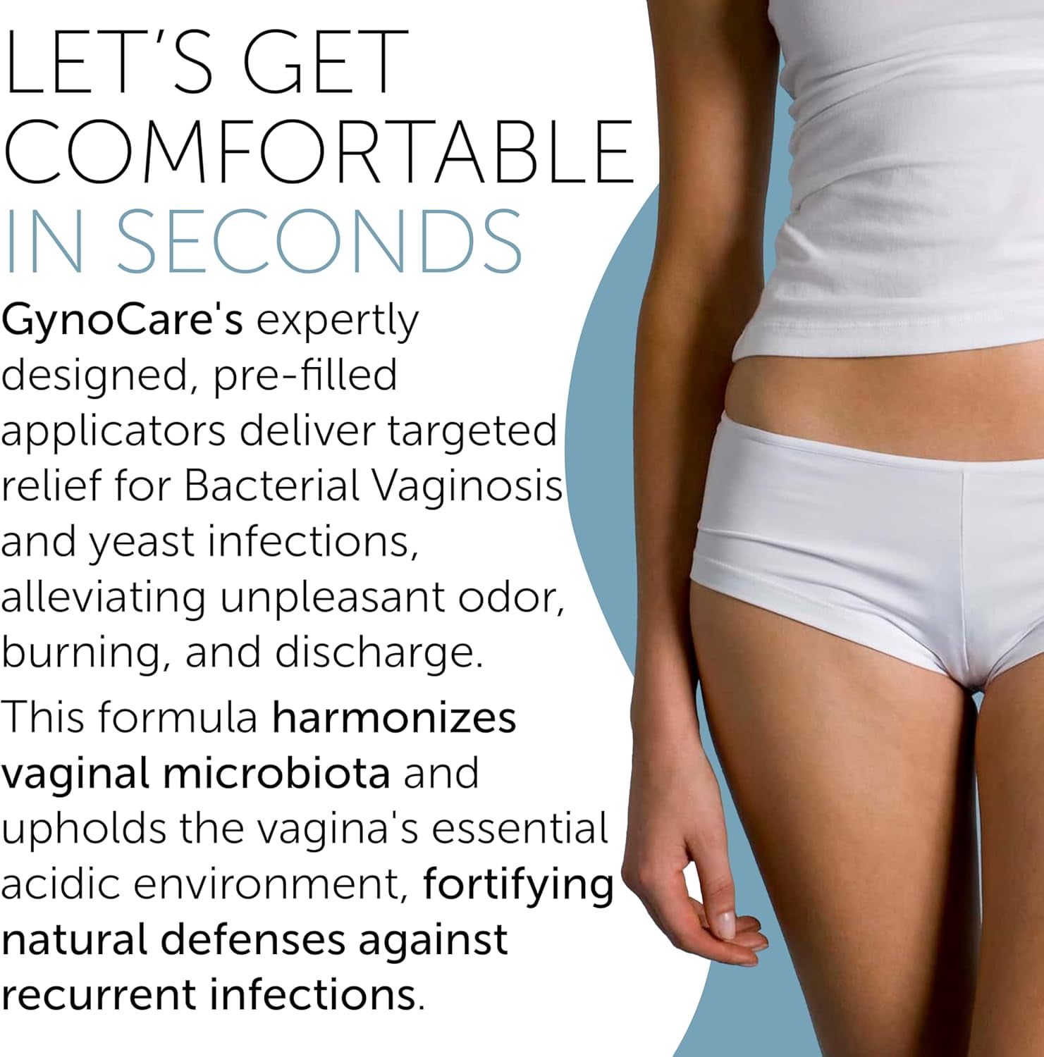 Vaginal Probiotics for Women | Feminine Care | pH Balance for Women | Yeast Infection Care | Bacterial Vaginosis Treatment | Defense Against Burning and Excess Discharge | 10 Pre-Filled Applicators
