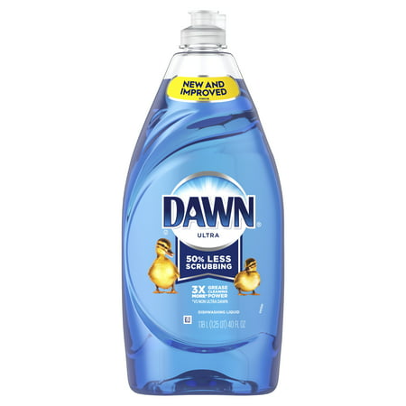 Dawn Ultra Dishwashing Liquid Dish Soap, Original Scent, 40 fl (Best Dish Detergent For Hard Water)