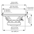 thumbnail image 2 of 4 Goldwood Sound GW-10PC-4 Heavy Duty 4ohm 10" Woofers 400 Watts each Replacement Speakers, 2 of 5