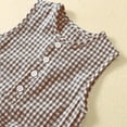 thumbnail image 7 of Baby Short Sleeve Romper with Round Neck - Cute Solid Color Summer Jumpsuit for Toddlers, 7 of 7