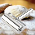 thumbnail image 5 of Pastry Pizza Roller, Non Stick Smooth Stainless Steel Rolling Pin Metal Kitchen Utensils, for Baking Dough, Pizza, Pie, Pastries, Pasta, Cookies, 5 of 5