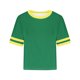 thumbnail image 4 of Camisetas Sobredimensionadas para Mujeres Gota Hombro Cuello Redondo Cultivo Top de Entrenamiento, Blusa de Verano Casual para Diario Y Fitness, 4 of 4