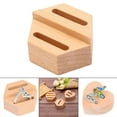 thumbnail image 4 of Wood Holder Jewelry Accessories Gifts Display Engagement Shop Hexagon 2 Slot, 4 of 8