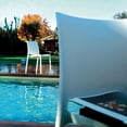 thumbnail image 6 of Luxury Commercial Living 32" White Outdoor Patio Solid Dining Chair, 6 of 8