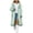 Green, variant on Kids Rain Coats with Hood, Lightweight Long Hooded Rain Jacket for Girls Boys, Waterproof Raincoat Rain Gear Size 3-14