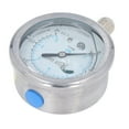 thumbnail image 4 of Manomètres sous Vide, Manomètre de Pression sous Vide Manomètre de Pression Précision 1/4 NPT Cadran Transparent 2,5 Pression sous Vide, Testeurs de Pression de Carburant Automobile, 4 of 8
