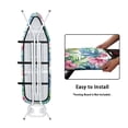 thumbnail image 4 of SEANATIVE Tropical Hibiscus Ironing Board Pad and Cover Ironing Board Replacement Cover Table Top Ironing Board Covers with Elastic Edge and Hook and Loop Fasteners Home Decor Gifts, 4 of 6
