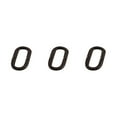 thumbnail image 1 of Justharion Easy To Install Metal Letters House Sign Not Easy To Fade Durable And Rustproof Metal Letters House Numbers B17--O 3Set, 1 of 6
