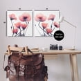 thumbnail image 3 of Stupell Industries Modern Various Faded Pink Flowers 2pc Canvas Art Set, 24 x 24 each, by Albert Koetsier, 3 of 7