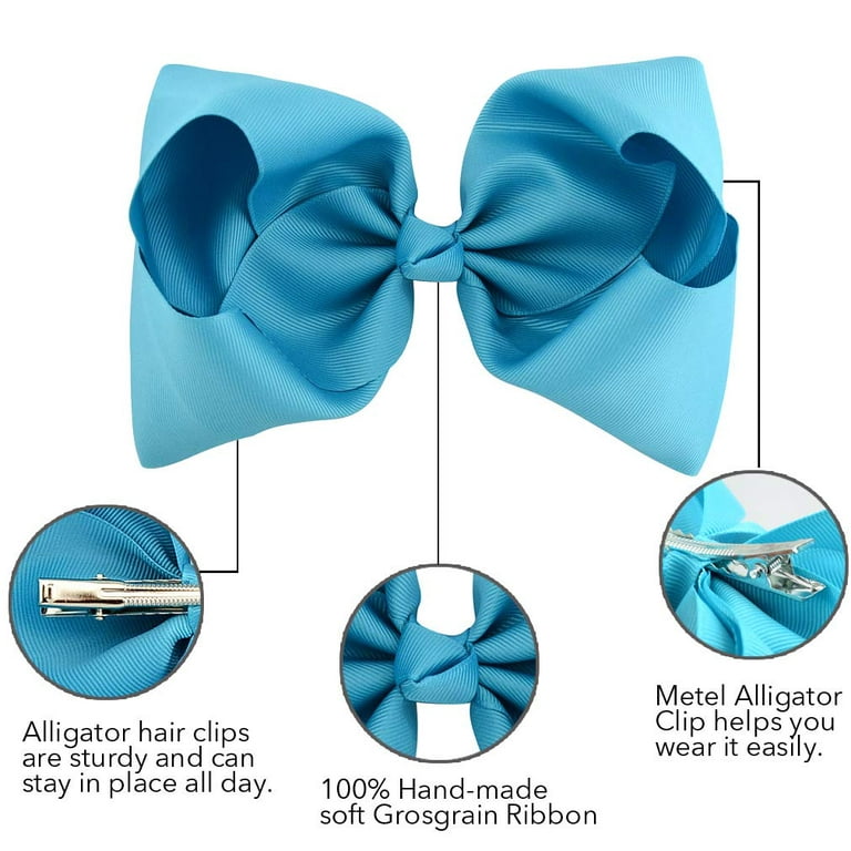 Satin Bowknot Hair Clips Accessories for Women Girls Toddlers Hair  Barrettes for Teens Kids Ribbon Alligator Hair Bow Clips for Girls Bow Claw  Clip
