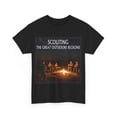 thumbnail image 2 of Scouting The Great Outdoors Beckons Heavy Cotton T-Shirt Campfire Scene, 2 of 4