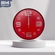 thumbnail image 3 of Reloj de Pared Plástico Innovador 30 Centímetros rojo, 3 of 9