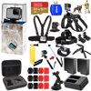 GoPro HERO7 HERO 7 White All In 1 MEGA ACCESSORY KIT with 64GB Micro SD, Chest and Head Strap, Extra Batteries and Charger + MUCH MORE