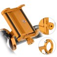 thumbnail image 1 of Tignapoo Durable Orange Bike Phone Holder with Universal Handlebar Clamp, Aluminum Alloy, Adjustable Width 2.4-3.9in, Easy Installation, Includes Hex Wrench & Rubber Gaskets, 1 of 7