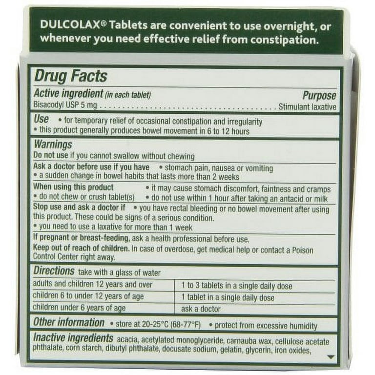 Dulcolax Tablets 5mg