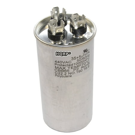 HQRP 35uf 5uf 370-440V Dual Run Capacitor for CBB65 AC Electric Motor Start  HVAC Blower Compressor Furnace 35MFD 5MFD CBB65-R Z97F9834 97F9834 plus  HQRP Coaster | Walmart Canada