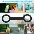 thumbnail image 5 of Uxcell 2 Pcs Water Bottle Carrier Grip Silicone Water Handle Grip, Black, 5 of 6