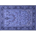 thumbnail image 1 of Ahgly Company Machine Washable Indoor Rectangle Persian Blue Traditional Area Rugs, 2' x 5', 1 of 4