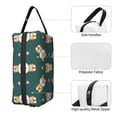 thumbnail image 3 of Goofa Cute Shiba Printed Toiletry Bag with Handle,Large Capacity Travel Makeup Cosmetic Bag for Women, Carry on Airport Airline Compliant Bag, 3 of 9