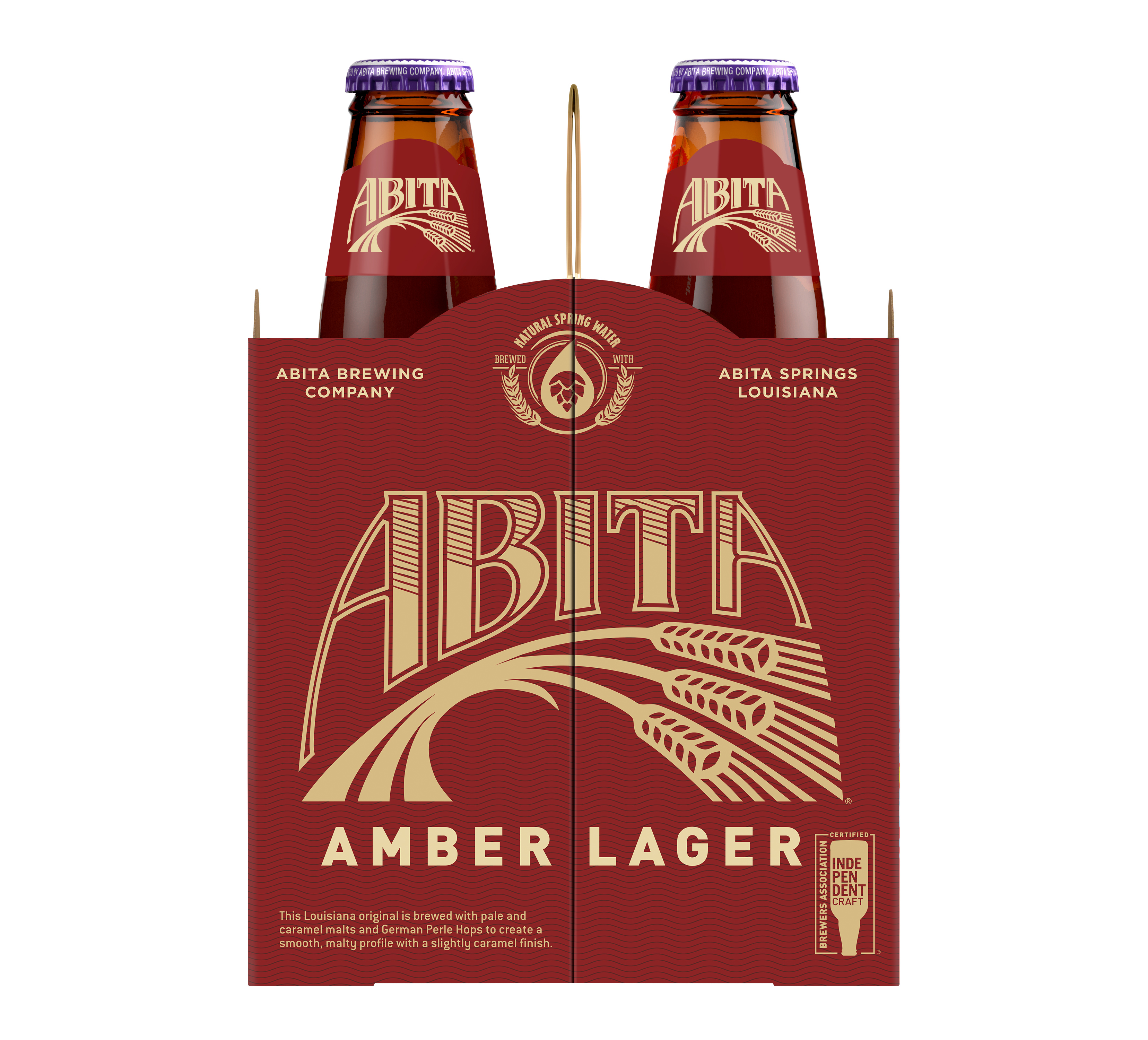 Abita Amber Lager, Craft Beer, 6 Pack Bottles, 12 fl oz, 4.5% ABV - image 2 of 6