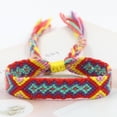 thumbnail image 2 of DESIGNICE Bracelet,Boho Nepalese Charm Bracelet,Colorful Rainbow Friendship Bracelets,Black, 2 of 2
