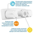 thumbnail image 6 of Dura Faucet RV Exterior Quick Connect Faucet - White, 6 of 7
