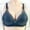 Navy, variant on Jacenvly Bralettes for Women Plus Size Clearance Solid Elastic Soft Women Bras Woman'S Color Hollow Out Perspective Bra Underwear No Rims Beige
