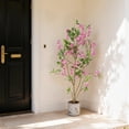 thumbnail image 4 of Accreate Pack of 2 Bougainville Artificial Flowers 120 cm, Artificial Tree with Flowers, Artificial Tree, Decorative Artificial Plants, Large Decorative Flowers, 4 of 8