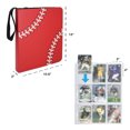thumbnail image 3 of NeatoTek Spark Dual-Sided Baseball Cards Binder - 40 Pages, 720 Pockets, Organize and Protect Your Sports Collection with Trading Card Sleeves and Holder, Red, 3 of 7