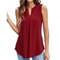 thumbnail image 2 of Fantaslook Womens Tank Tops V Neck Sleeveless Summer Shirts Loose Casual Tops Blouse, 2 of 9