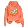 thumbnail image 5 of Halloween Hoodies for Women 2025 Funny Pumpkin Cat Cute Hoodies Hooded Sweatshirt Hoodie Women Pullover, 5 of 6
