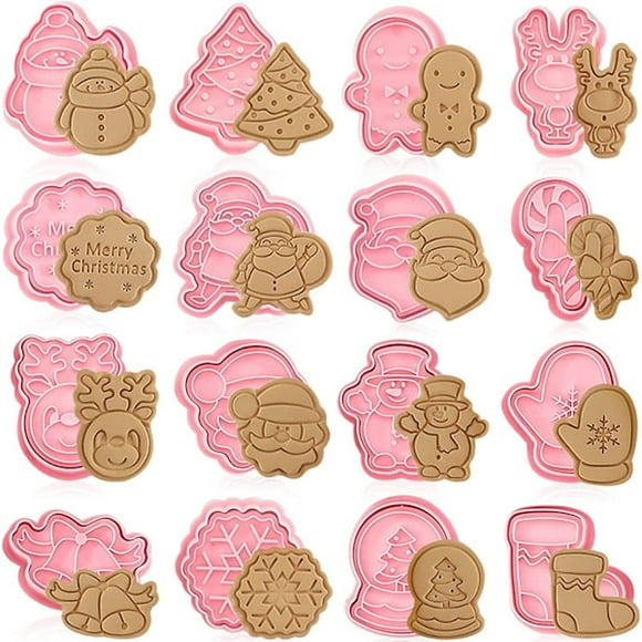 Cookie mold 16 pcs Christmas cookie molds, cookie molds cookie molds