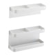 thumbnail image 5 of Soporte para colgante de pared, estante para con drenaje, estante de almacenamiento de ajustable montado en la pared, organizador para sala de estar, 5 of 8