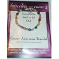 thumbnail image 2 of Stretchy 18 Colors Packaged Cancer Awareness Bracelet 6mm, 2 of 4