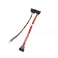 thumbnail image 1 of Cable de alimentación y datos para disco duro SSD HDD de 7+15 pines y 22 pines, con codo de 90 grados a 7 pines, paso pequeño de 5 pines y 125 mm, para mini PC Intel NUC ITX., 1 of 5