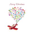 thumbnail image 2 of DIY patrón de Papá Noel huella dactilar firma de invitados libro de visitas pintura decoración navideña, 2 of 5