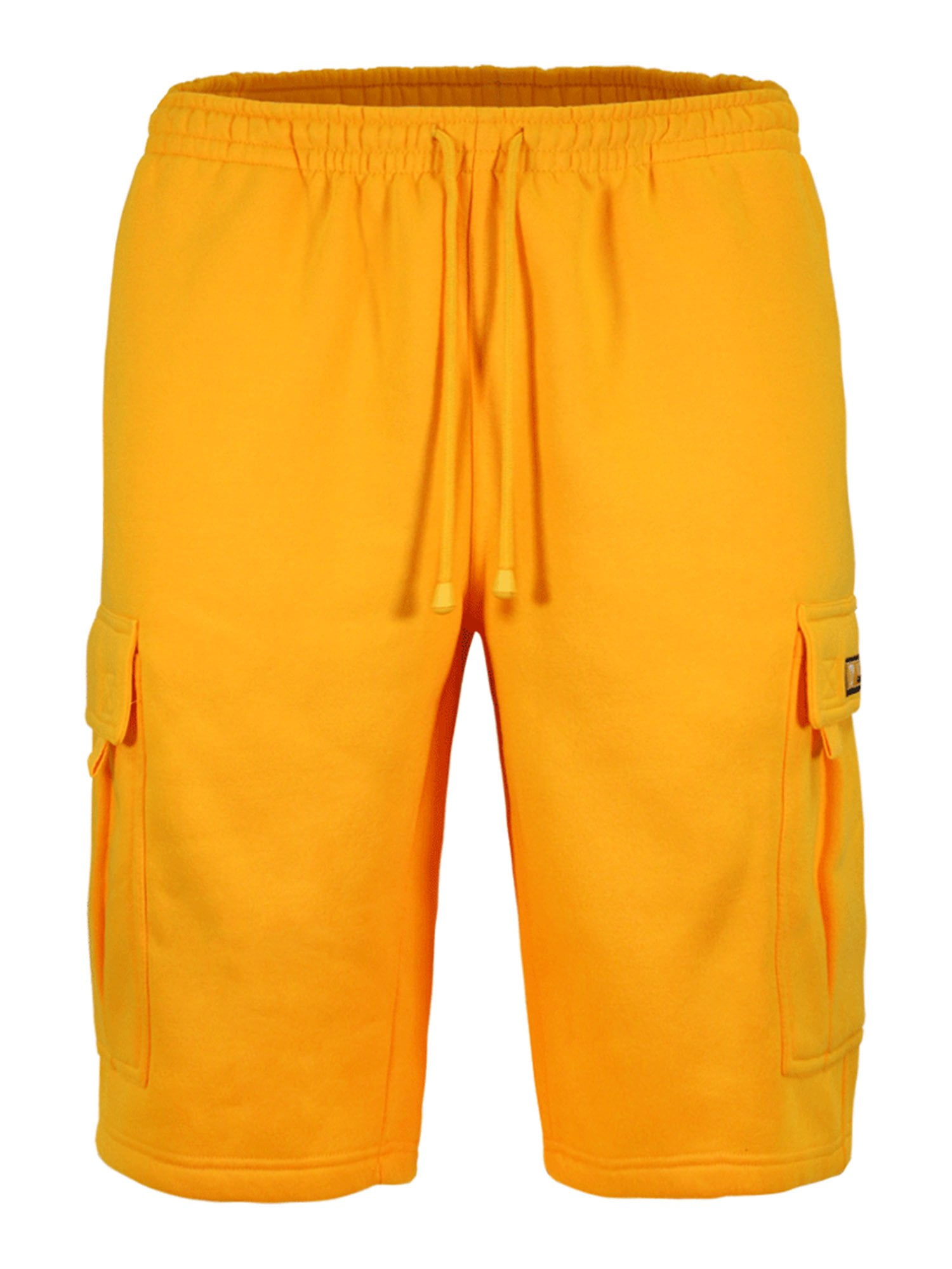 Victorious Men's Heavyweight Fleece Cargo Shorts VS76 - Neon ...