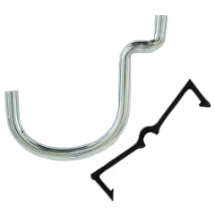 

2PC Crawford Crawford - 14158 - Zinc Plated Black/Silver Steel 0.6 in. Peg Hooks - 8/Pack
