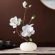 thumbnail image 5 of Flores artificiales de magnolia de 20 pulgadas Ramo de magnolias falsas Pétalos de espuma blanca azul rosa Mesa de mesa para el hogar, 5 of 6