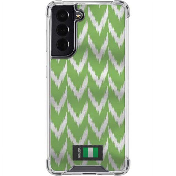 Skinit Countries of the World Nigeria Soccer Flag Galaxy S22 Clear Case