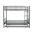 thumbnail image 6 of Harper & Bright Designs Full Over Full Metal Bunk Bed with Trundle Black, 6 of 16