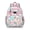 Pink-16, variant on Cartoon Bee Pattern Students Backpack Featuring Honeybee Lover Print, Bumble Bee Design, and Artistic Honeycomb Pattern