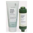 thumbnail image 1 of Voesh Shower Empower Duo, Shower Filter & Sugar Scrub, Rainforest Mist, 1 of 5
