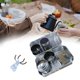 thumbnail image 4 of Café para camping, Kit portátil, Acero inoxidable ligero, Diseño vintage, Para aventureros, Maker fácil, Material resistente, Para viajes, Outdoor, Compatible con cualquier cafetera\ Blahzhy, 4 of 5